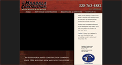 Desktop Screenshot of haabalaconstruction.com
